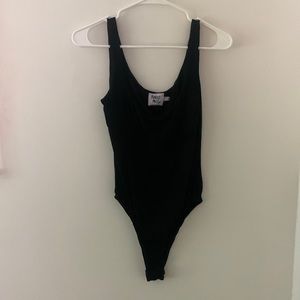 black bodysuit